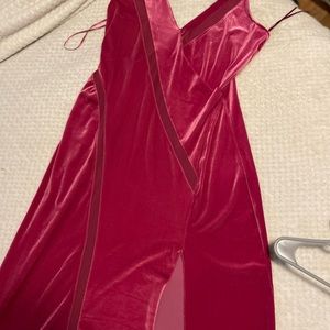 FreePeople velvet dress. A-1 cleavage. Small totally removable stain gently worn